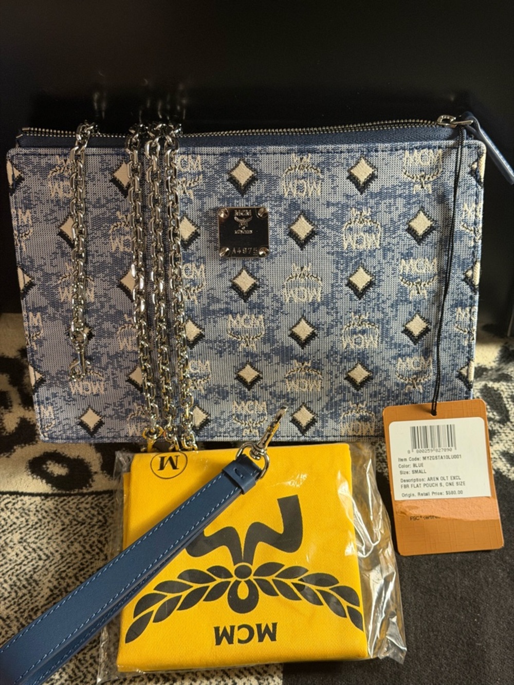 MCM Aren Wristlet/Crossbody Bag